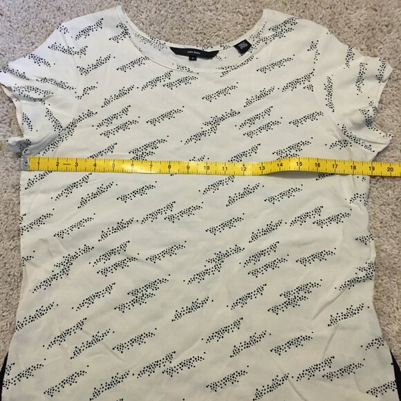 Vero Moda Boca Short Sleeve Dot Cluster Cream Hipster Blouse - Picture 11 of 15